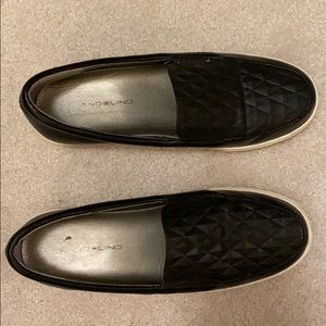 Black slip on shoes